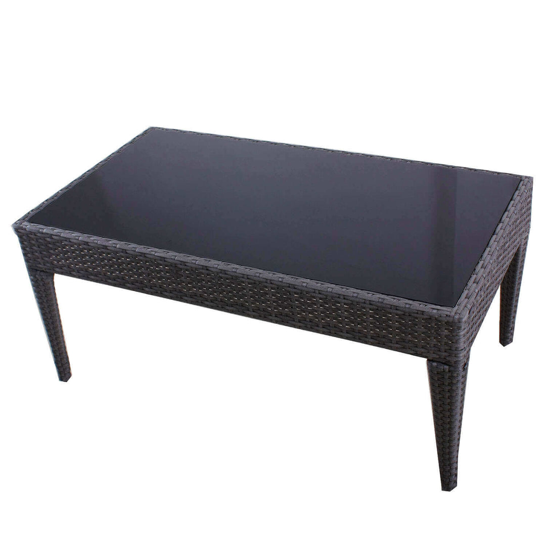 Florida Grey 3 Piece Wicker Patio Conversation