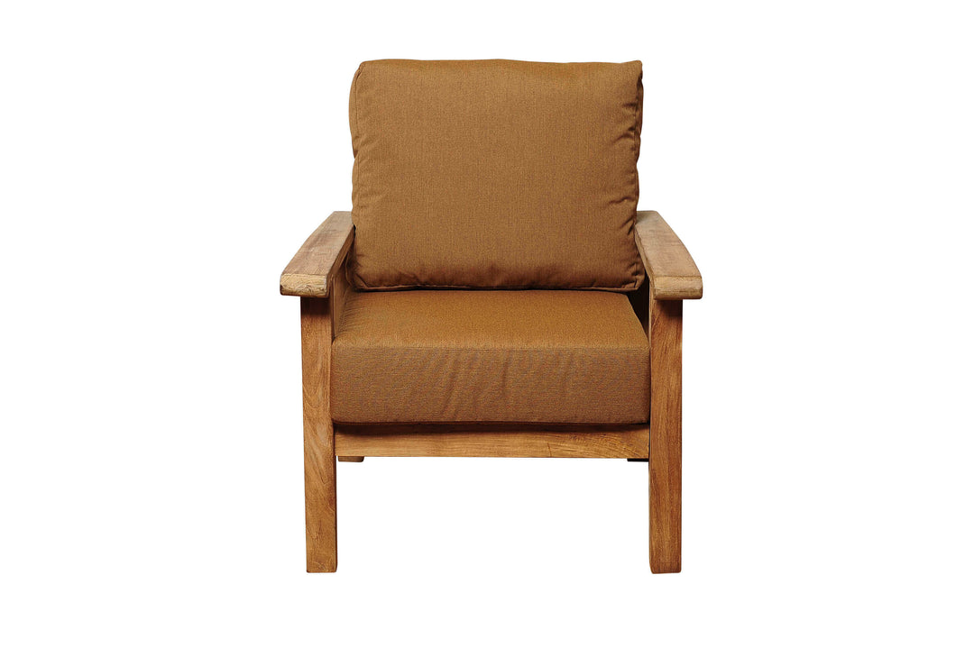 Gilli 6 Piece Teak Patio Conversation Set