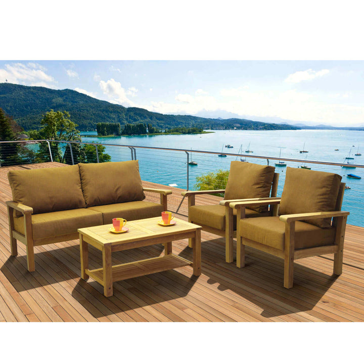 Gilli 4 Piece Teak Conversation Set