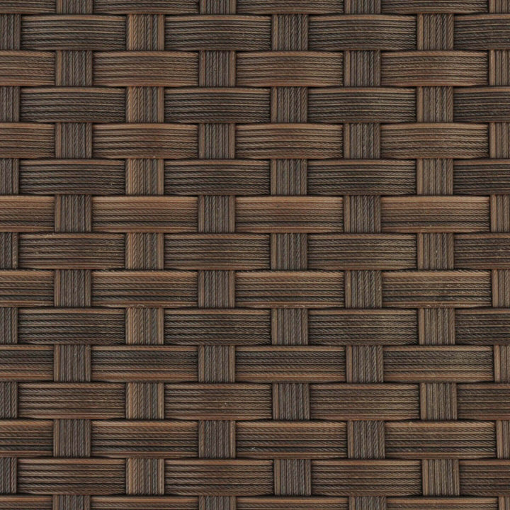 Infinity Dark Brown 6 Piece Wicker Patio Conversation Set