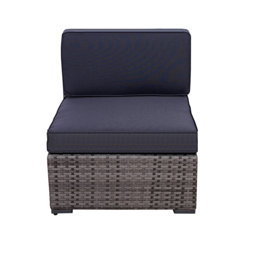 Marseille Grey 8 Piece Wicker Patio Conversation Set
