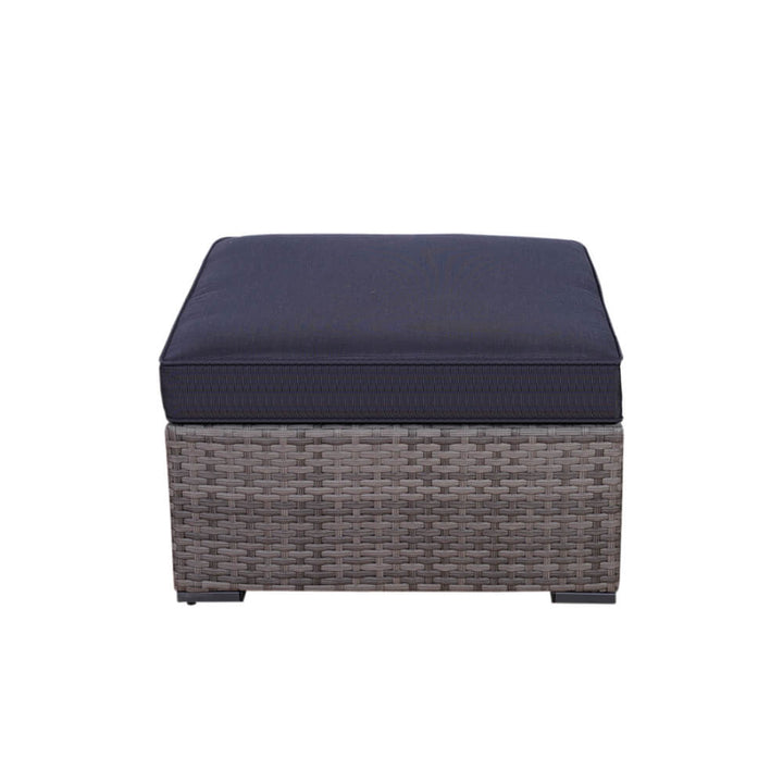 Grey 5 Piece Wicker Patio Set