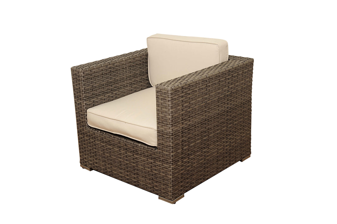 Southampton Grey 9 Piece Wicker Patio Set