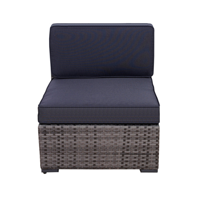 Southampton Grey 9 Piece Wicker Patio Conversation Set