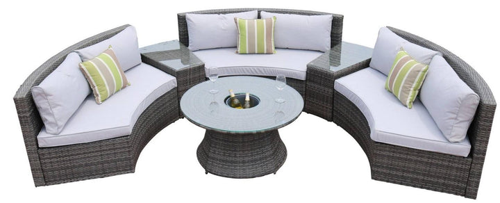 Jessica 6 Piece Outdoor Furniture Conversation Set