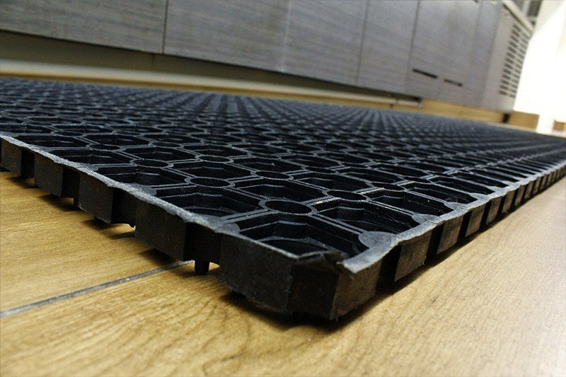 Hollow Drainage Rubber Floor Mat - Medium - view 6