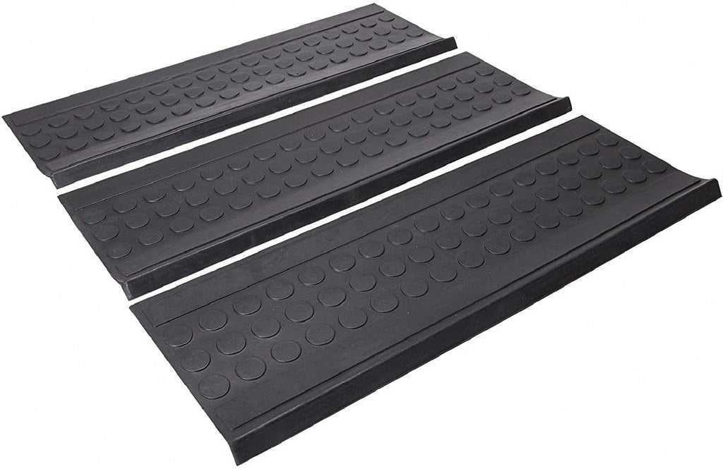 Chevron Rubber Stair Tread Mats (6 Piece Set)