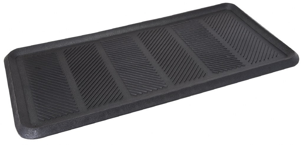Chevron Rubber Boot Tray All Purpose Floor Tray (2 Pack)