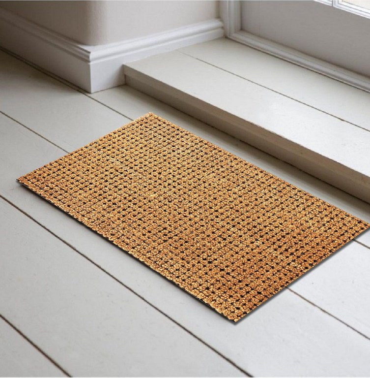 Coir Cluster Welcome Door Mat 18 x 30 Inches - view 2