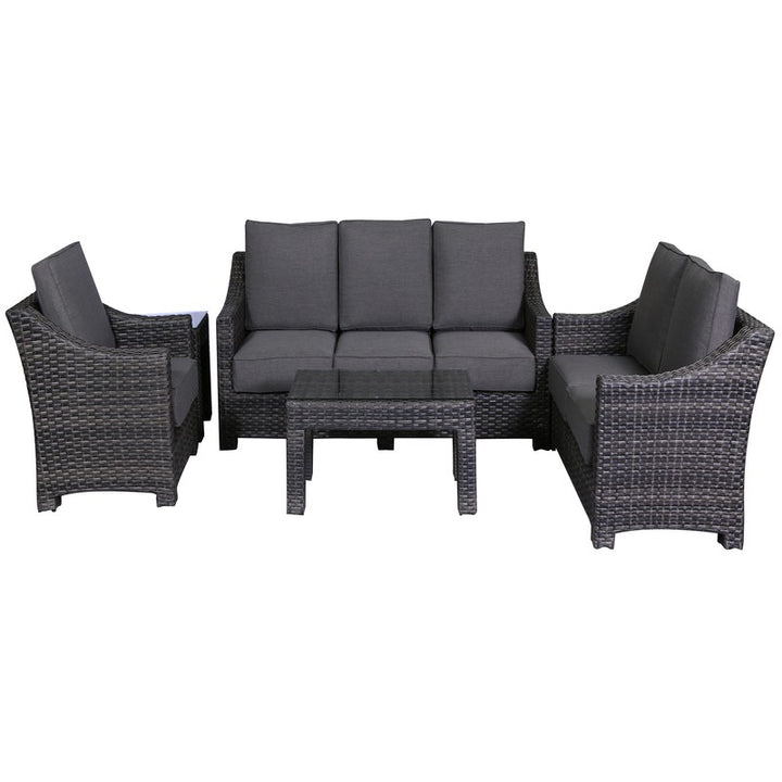 Outdoor Patio Furniture Deep Seating Set