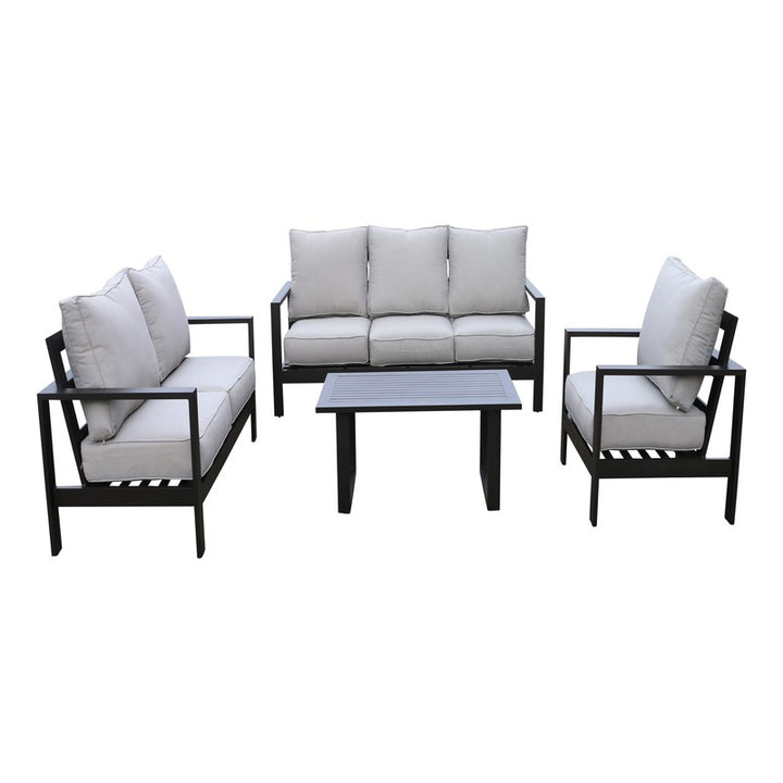Atlantis Outdoor Patio Furniture Deep Seating Set