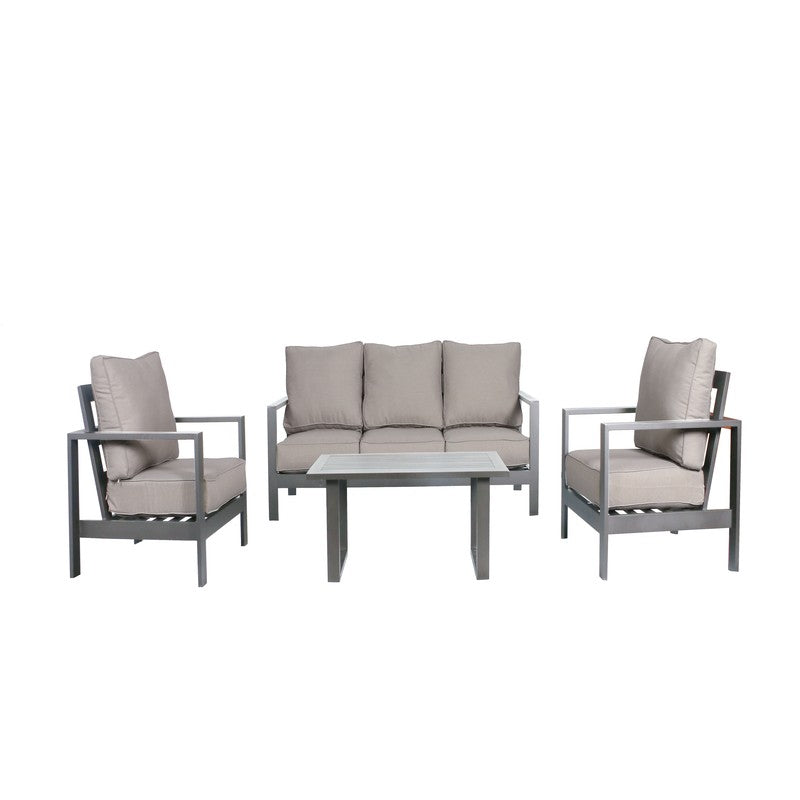 Tahiti Outdoor Patio Furniture Sofa and Club Chair Set