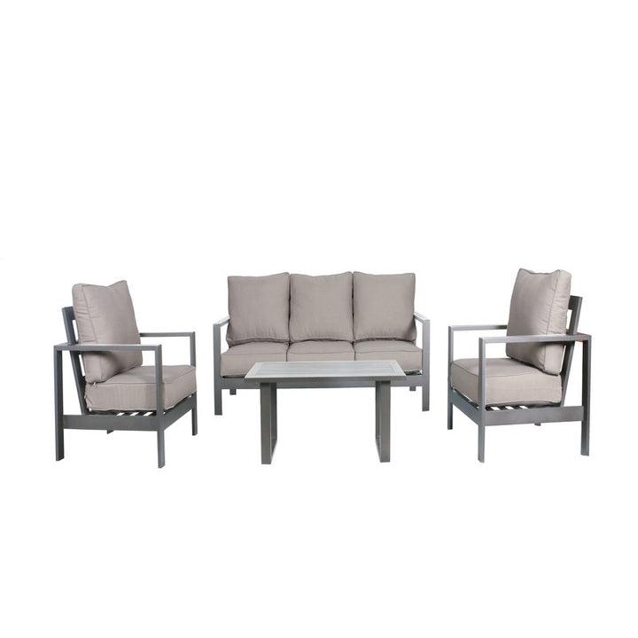 Tahiti Outdoor Patio Furniture Sofa and Club Chair Set