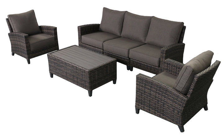 Barbados 3-Piece Outdoor Patio Furniture Couch Set