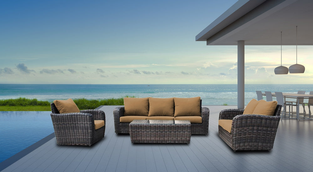 Acapulco 5-Pc Outdoor Patio Furniture Deep Seating Set