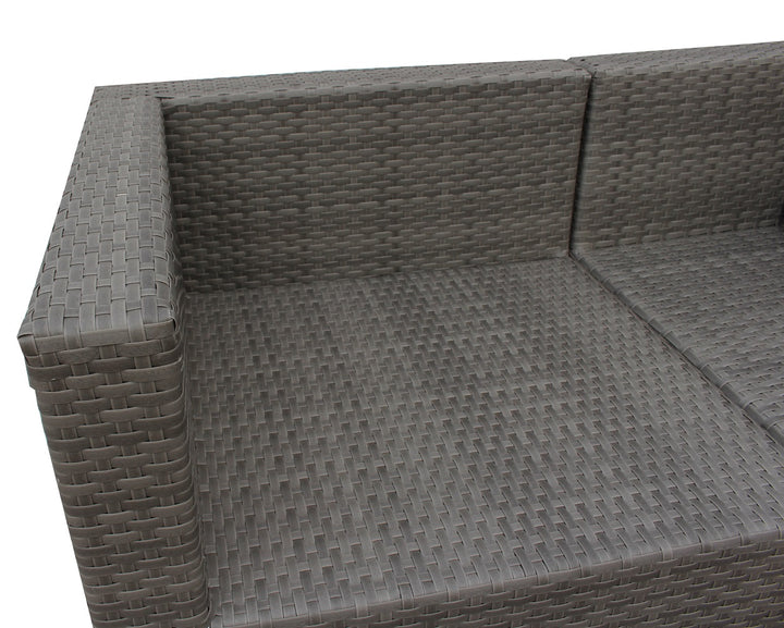 Miami Outdoor Patio Furniture 5-Piece Sectional Set