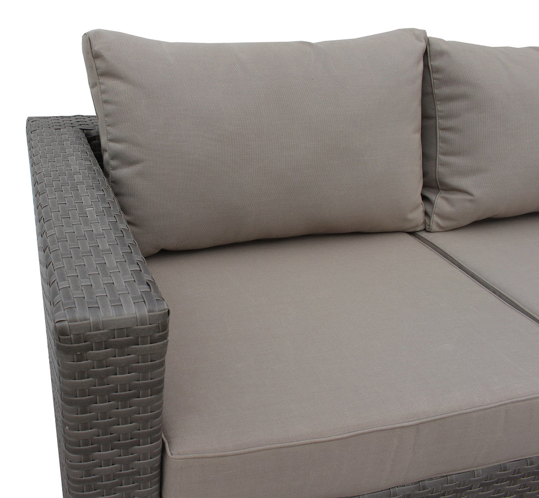 Miami Outdoor Patio Furniture 5-Piece Sectional Set