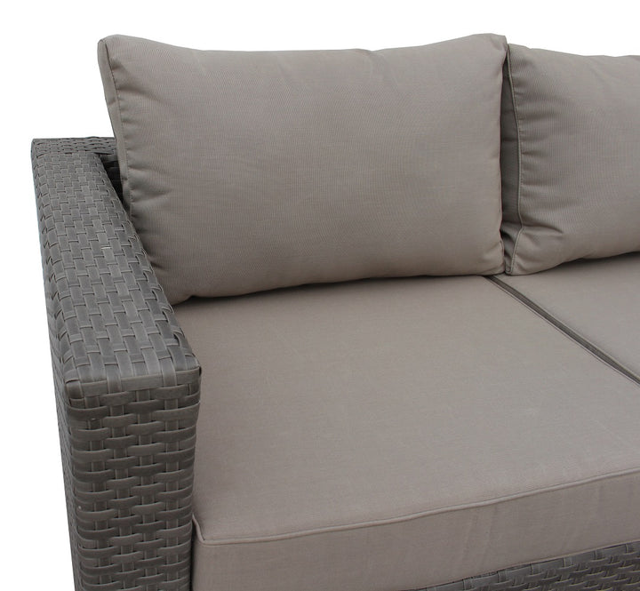 Miami Outdoor Patio Furniture 5-Piece Sectional Set