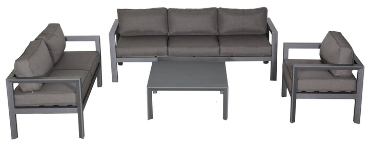 Cabo 4-Piece Outdoor Patio Furniture Deep Seating Conversation Set