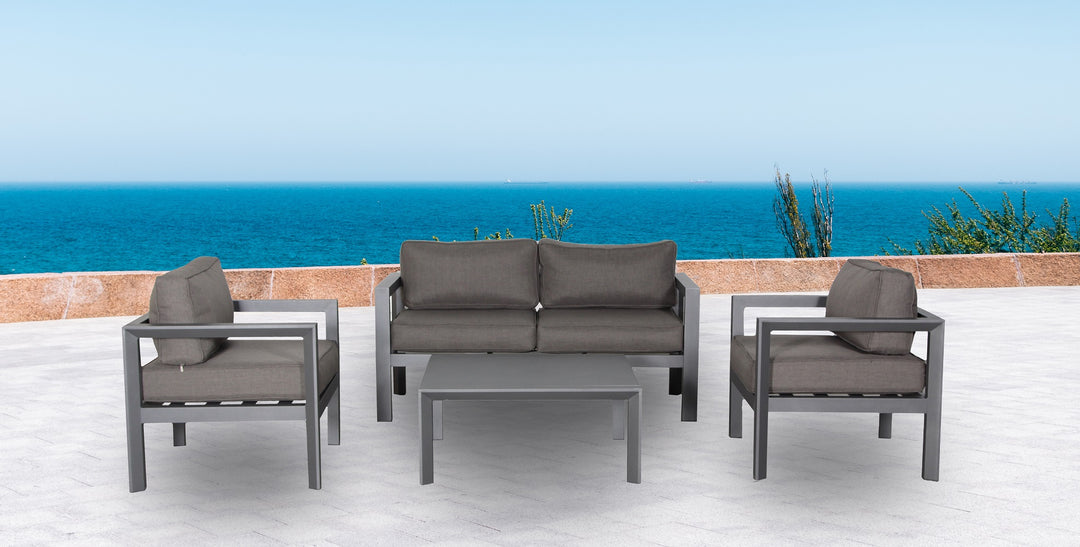 Cabo 4-Piece Outdoor Patio Conversation Furniture