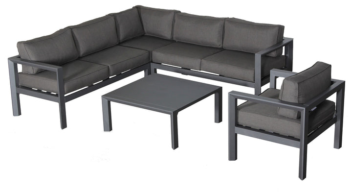 Cabo 5-Piece Outdoor Patio Furniture Sectional Set
