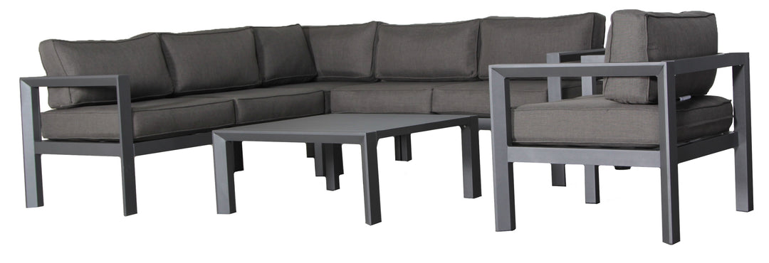 Cabo 5-Piece Outdoor Patio Furniture Sectional Set