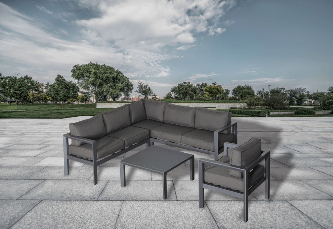 Cabo 5-Piece Outdoor Patio Furniture Sectional Set