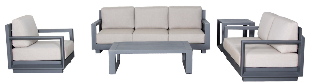 Paris Outdoor 4-Piece Deep Seating Set Patio Furniture