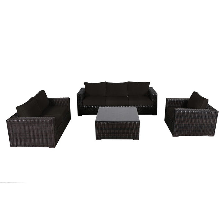 Santa Monica Outdoor Patio Furniture Deep Seating Set