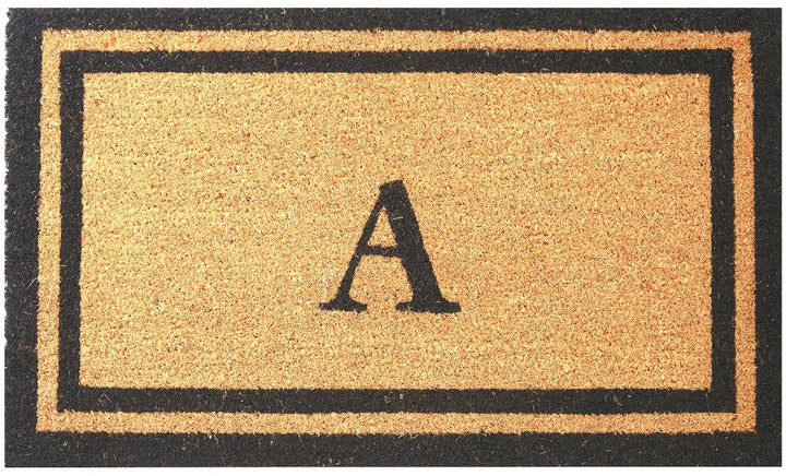 Monogrammed Letter Coco Coir Doormat