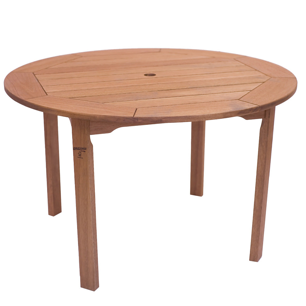 Amazonia Eucalyptus Patio Dining Table - 47-in L x 27-in W