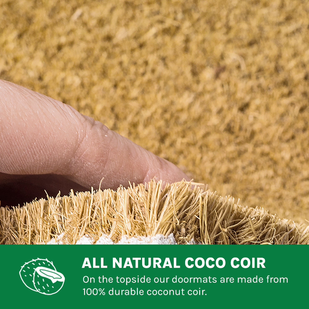 Seaside Shells Coco Coir Doormat