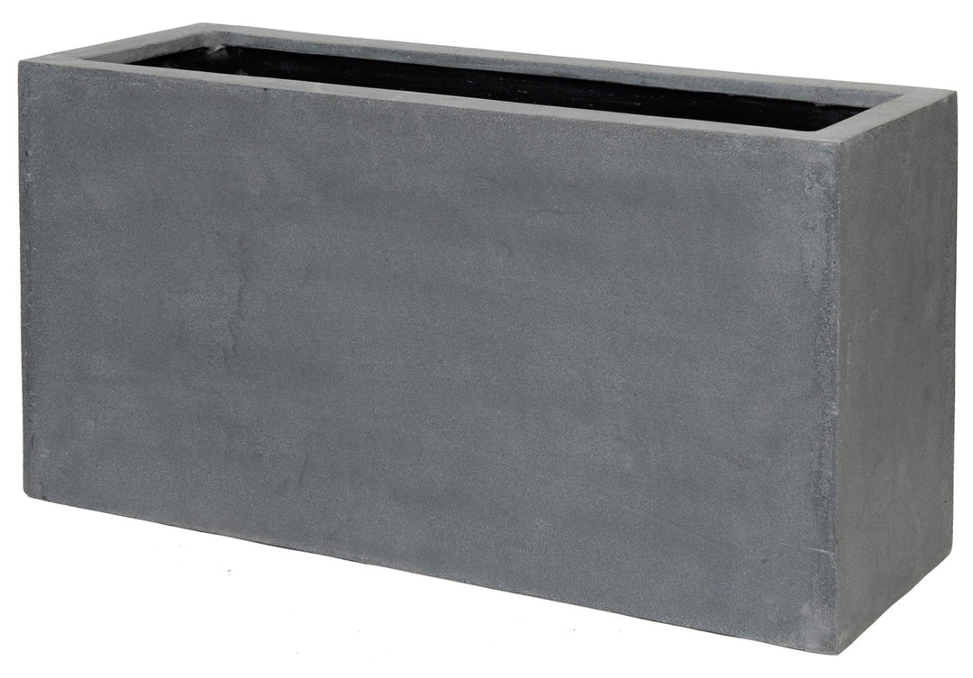 Jort Rectangular Planter Pot Indoor Outdoor Fiberstone Planter Box