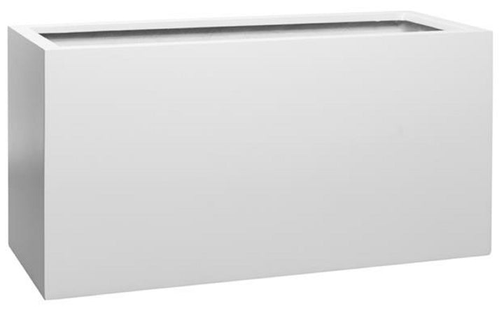 Jort Rectangular Planter Pot Indoor Outdoor Fiberstone Planter Box