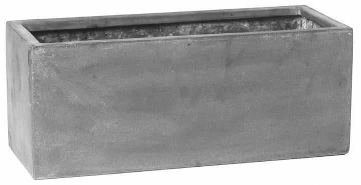 Balcony Rectangular Planter Pot Indoor Outdoor Fiberstone Planter Box