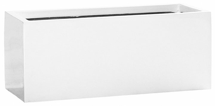 Balcony Rectangular Planter Pot Indoor Outdoor Fiberstone Planter Box