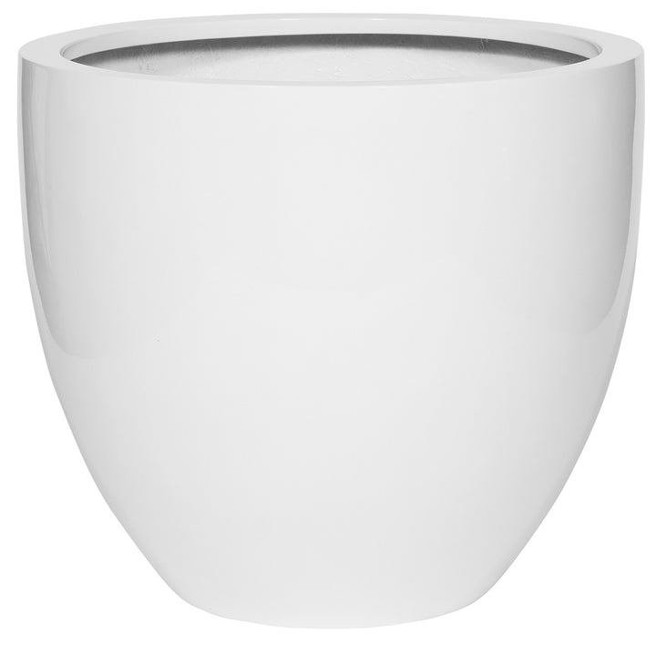 Jesslyn Round Planter Pot Indoor Outdoor Fiberstone Planter Box