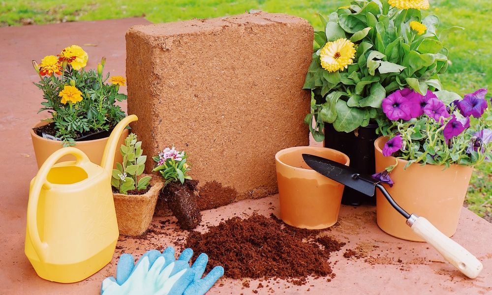 coco coir block compressed soil block coconut coir
