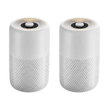 Desktop H13 HEPA Air Purifier with Aroma Pad and Night Light - 2 Pack
