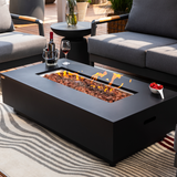 Propane Fire Pit Table Outdoor 50,000 BTU Firepits for Outside CSA Certified