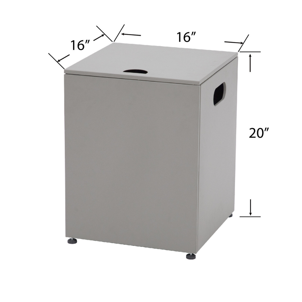 Square Propane Tank Cover Hideaway Table - 16 x 16 x 20 Inches - view 8