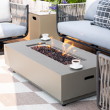 Propane Fire Pit Table Outdoor 50,000 BTU Firepits for Outside CSA Certified
