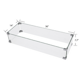 Propane Fire Pit Table Outdoor 50,000 BTU Firepits for Outside CSA Certified