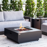 Propane Fire Pit Table Outdoor 50,000 BTU Firepits for Outside CSA Certified