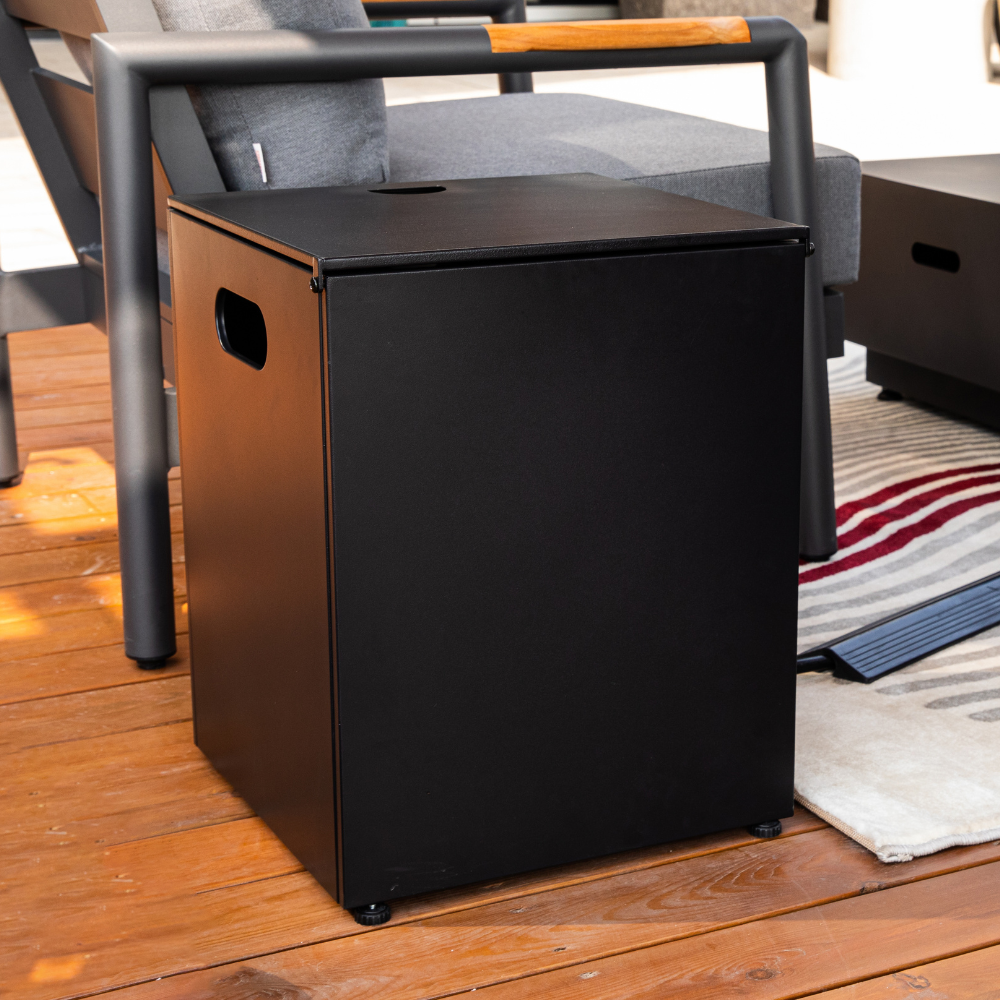 Square Propane Tank Cover Hideaway Table - 16 x 16 x 20 Inches - view 11