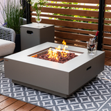 Propane Fire Pit Table Outdoor 50,000 BTU Firepits for Outside CSA Certified
