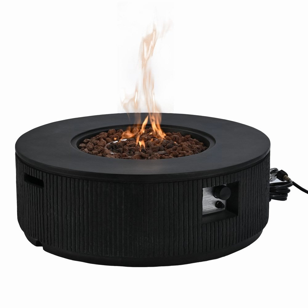 38" Propane Fire Pit Table Patio Heater 50,000 BTU Outdoor Firepit