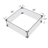 Propane Fire Pit Table Outdoor 50,000 BTU Firepits for Outside CSA Certified