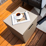 Square Propane Tank Cover Hideaway Table - 16 x 16 x 20 Inches - view 5