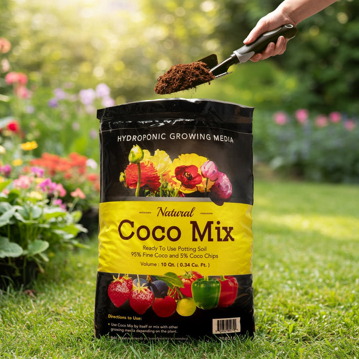 Coco Grow Media 10 Quarts Bag